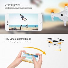 ONAGOfly Smart NANO Drone with 15MP Camera 1080P FHD 30fps Live Video WiFi 4CH 6-Axis Gyro RC Quadcopter with GPS, One touch take-off and landing for Beginners or Kids on iPhone or iOS Device   